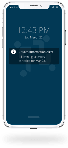 Mobile Phone with notification