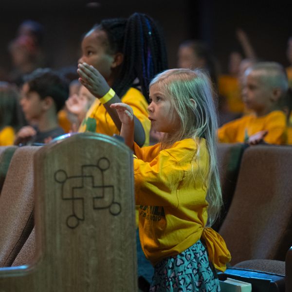 Child at Vacation Bible School