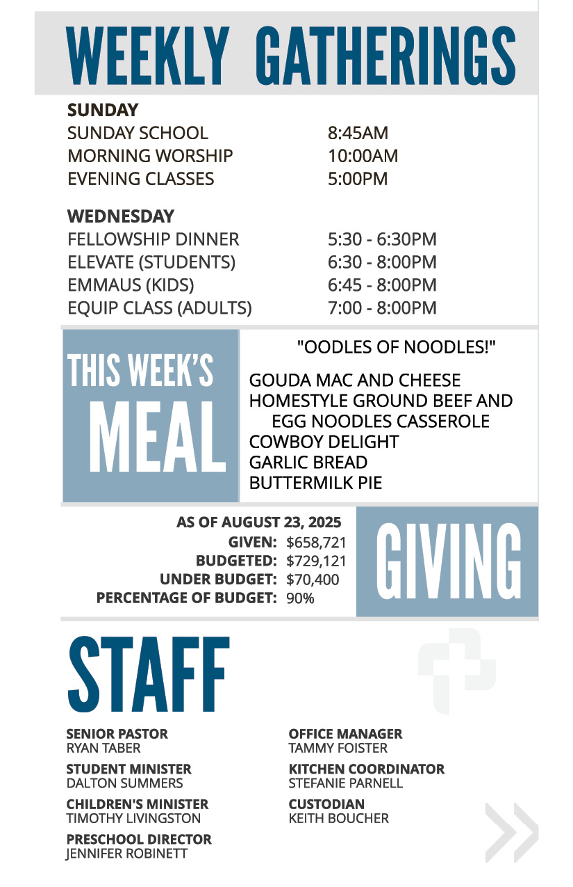 Bulletin - April 28 - Coming Events