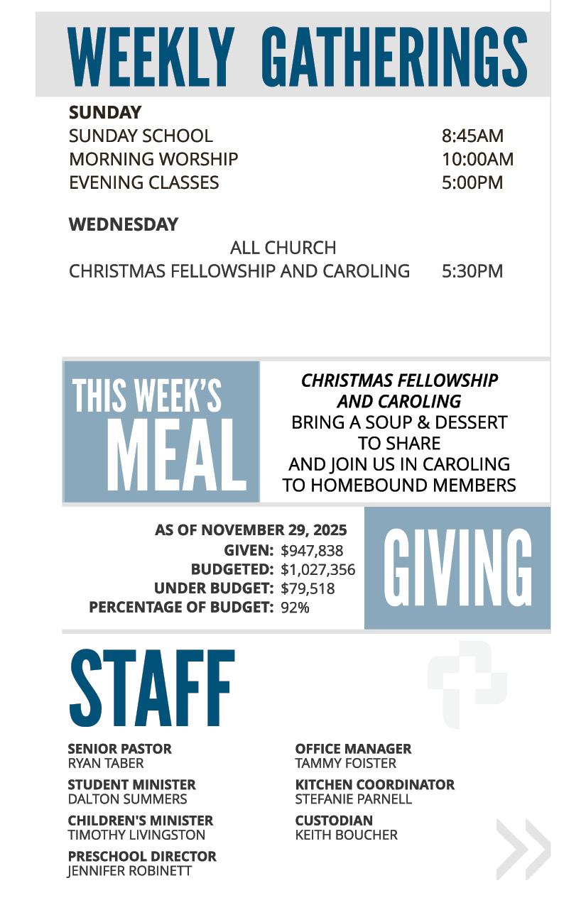 Bulletin - April 28 - Coming Events